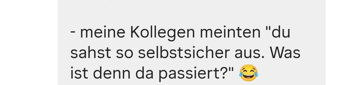 Testimonial: Kollegen bemerken Unterschied